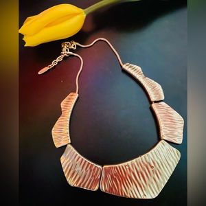 St Thomas Bold Gold Statement Necklace